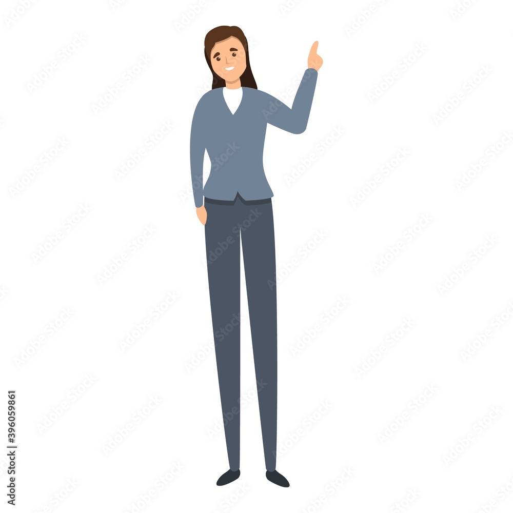 Successful business woman icon. Cartoon of successful business woman vector icon for web design isolated on white background Successful business woman icon. Cartoon of successful business woman vector icon for web design isolated on white background