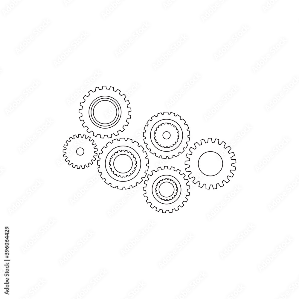 Gear Logo Template vector icon illustration design Gear Logo Template vector icon illustration design