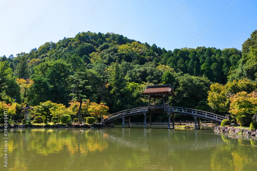 岐阜県多治見市 永保寺 庭園 無際橋