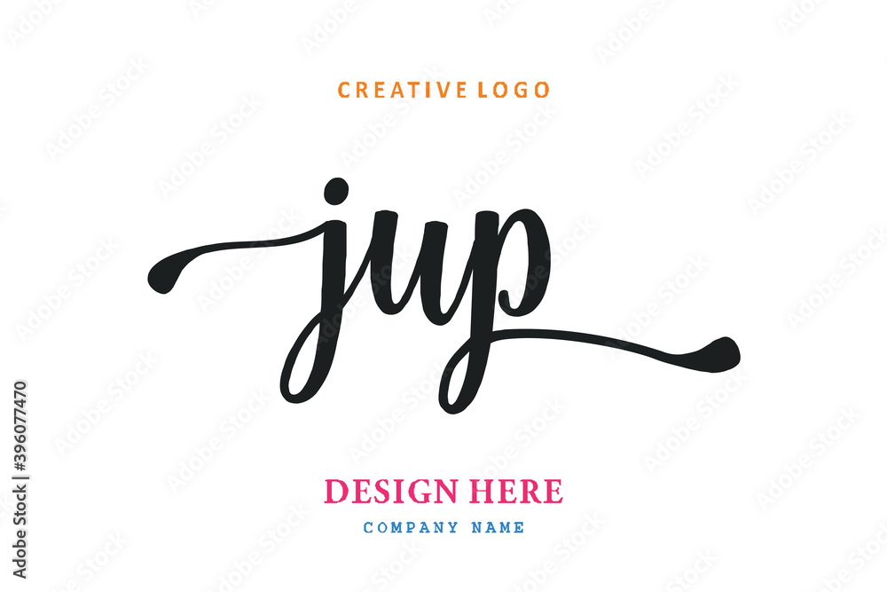 JUP lettering logo is simple, easy to understand and authoritative JUP lettering logo is simple, easy to understand and authoritative