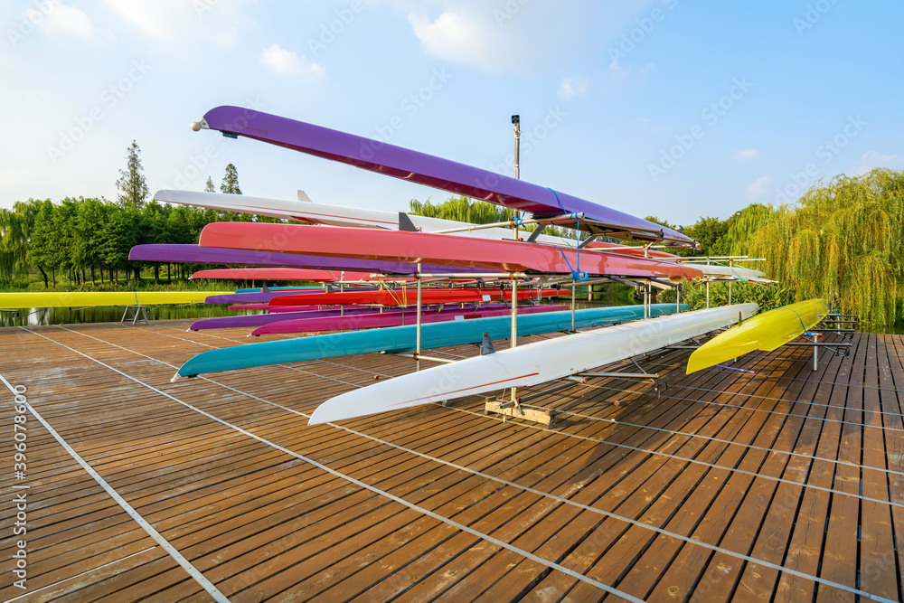 Canoe Training Base in Xuanwu Lake Park, Nanjing, China