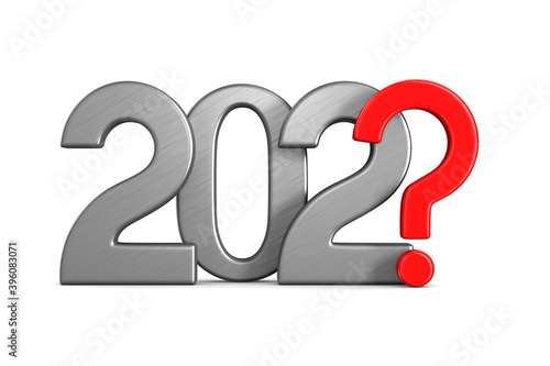 unknown new year. Isolated ...