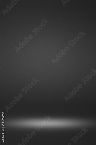 Empty black interior background