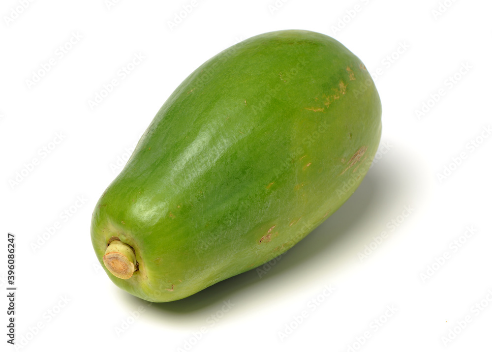 Papaya fruit isolated on a white background Papaya fruit isolated on a white background