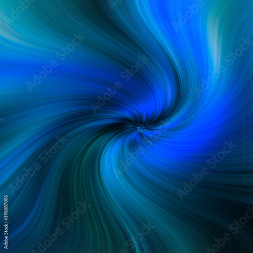 Фотография Spiral calm abstract background over blue color