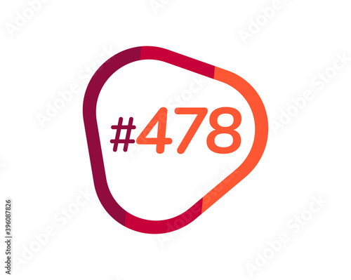 Number 478 image design, 478 logos Free Download Number 478 image design, 478 logos - GFXLoad