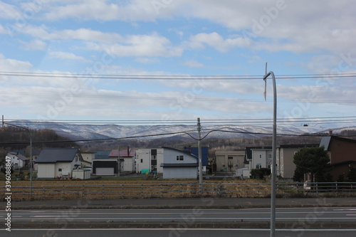 Biei railroad in Japan