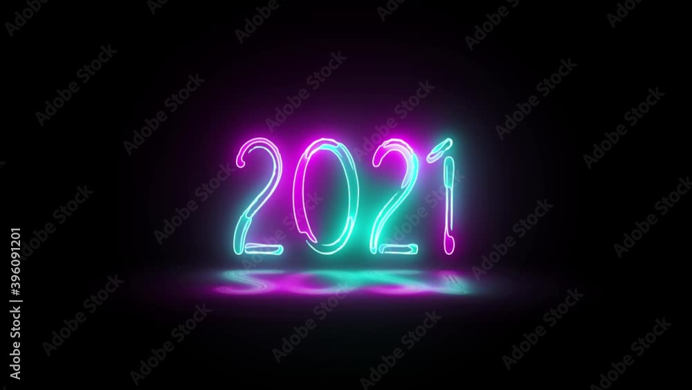 Happy New Year 2021 Neon Sign 