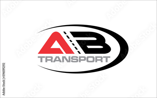 Illustration vector of express logistics and delivery company logo design template