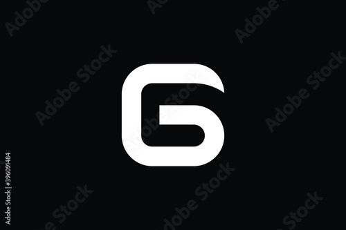 G logo letter design on luxury background. G logo monogram initials letter concept. GC icon logo design. CG elegant and Professional letter icon design on black background. G CG GC