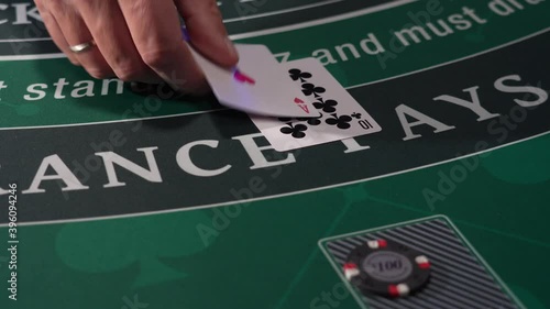 Casino Black Jack table