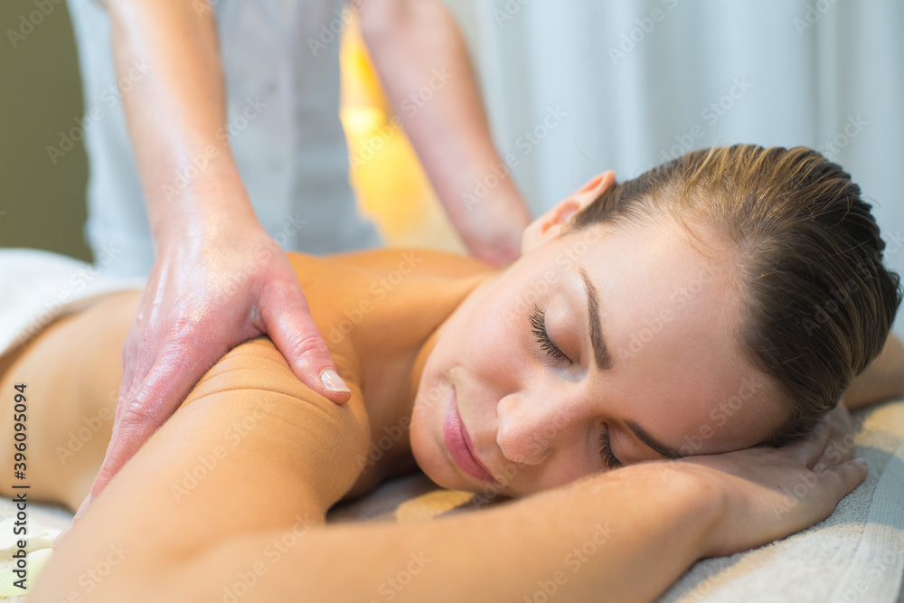 young beautiful women relaxing and enjoying at spa center young beautiful women relaxing and enjoying at spa center