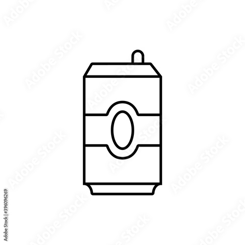 soda icon element of fast food icon for mobile concept and web apps. Thin line soda icon can be used for web and mobile. Premium icon on white background