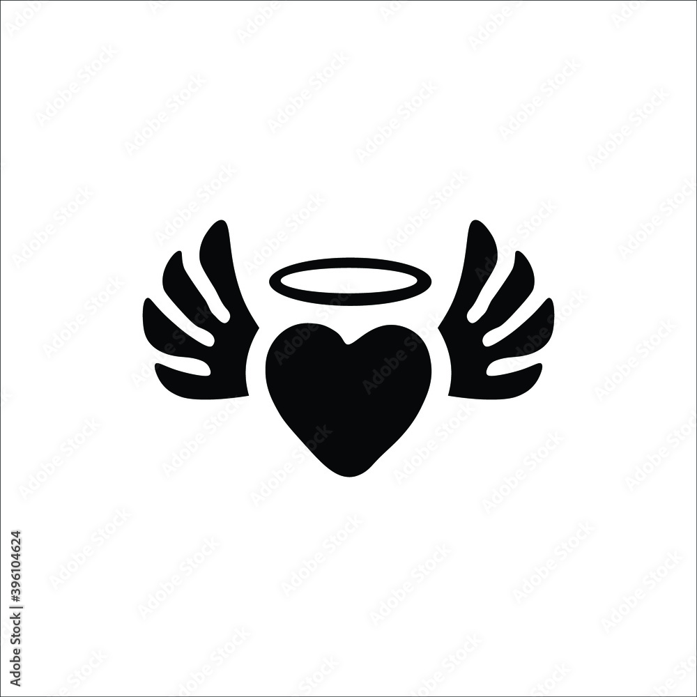 Happy Valentine's Day vector icon on white background Happy Valentine's Day vector icon on white background
