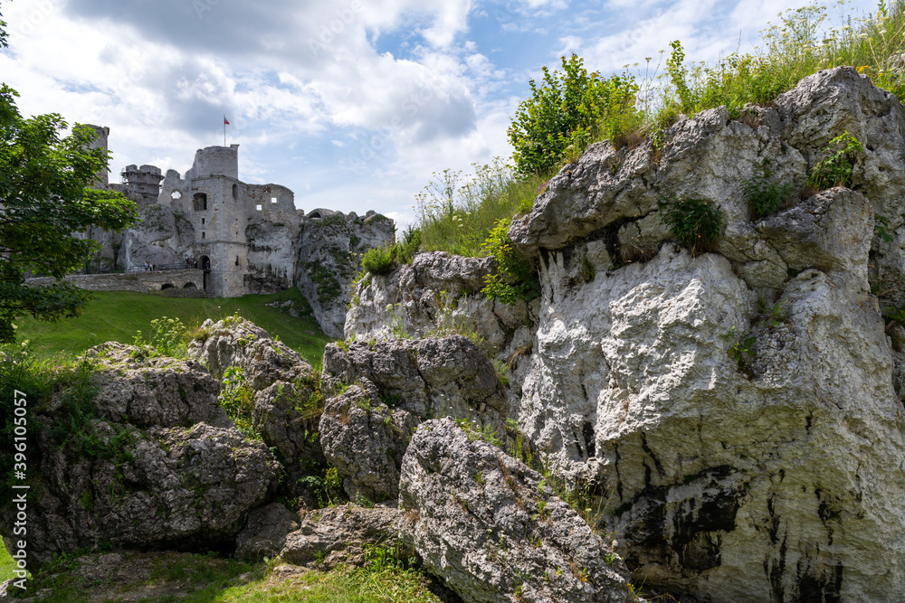 Ogrodzieniec Castle in south-central Poland