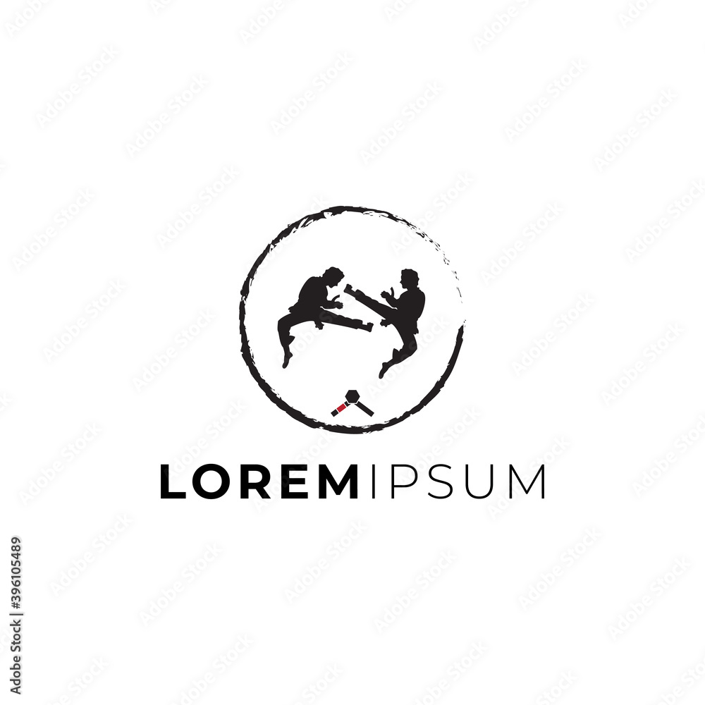 Jiujitsu logo design Jiujitsu logo design