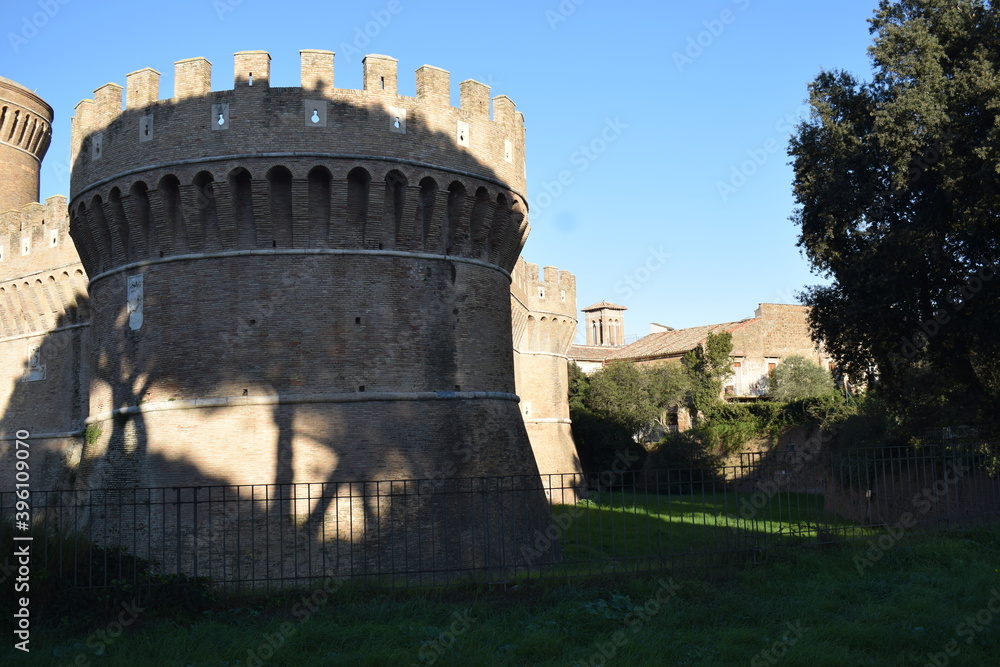 medieval castle julius second in rome
