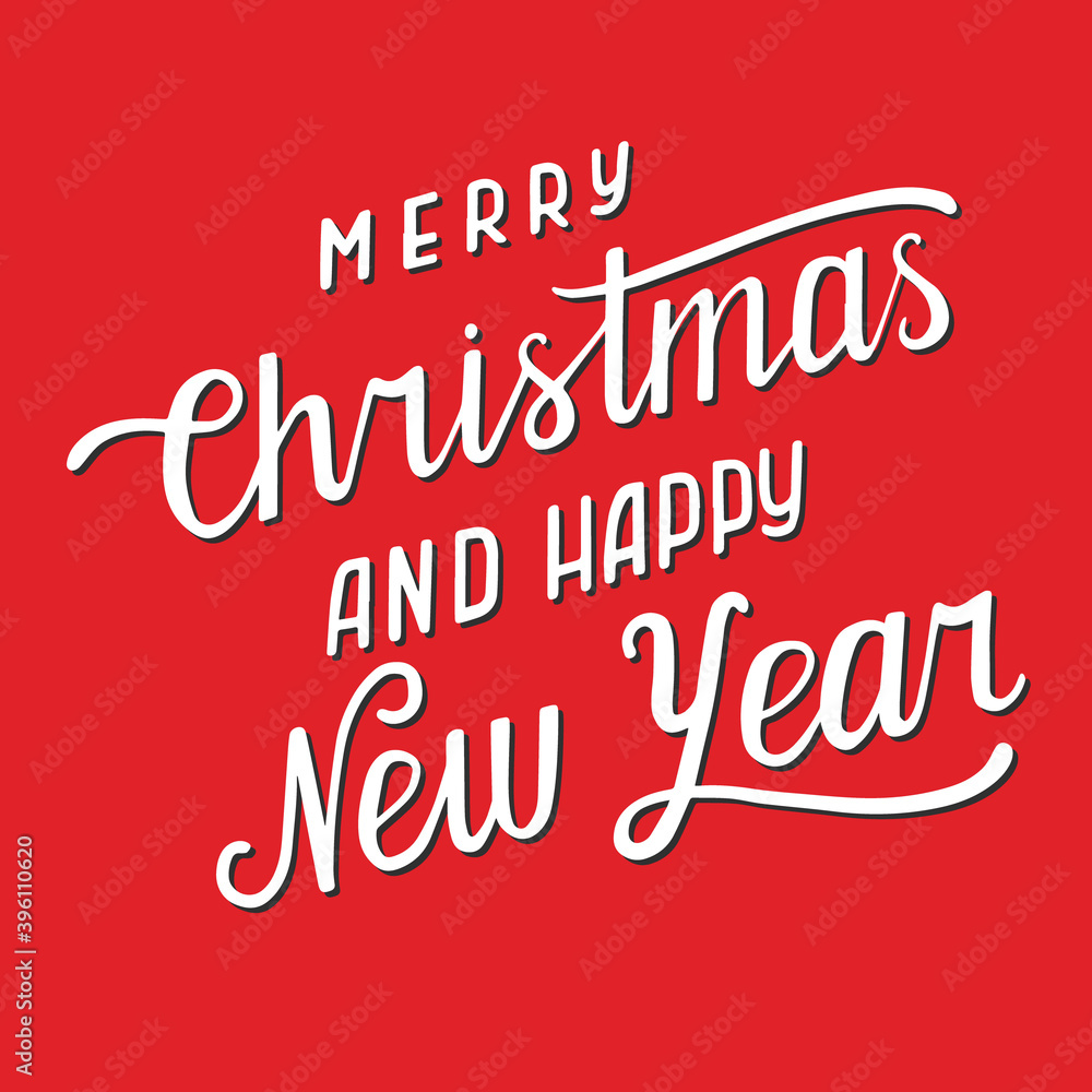 Lettering in white on a red background:
Lettering in white on a red background: