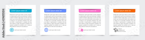 Banner and heading design, Vector graphics, Presentation template,