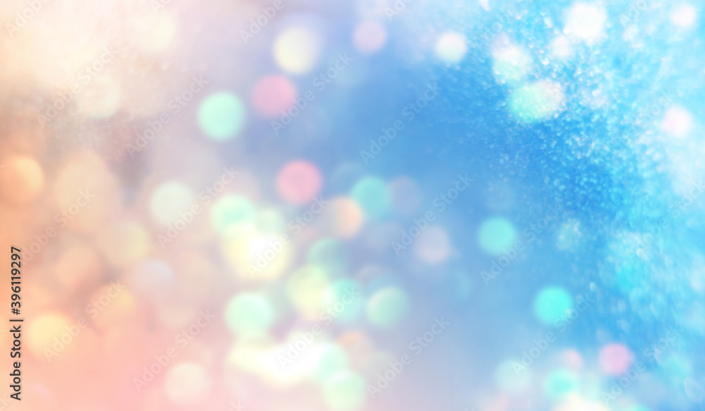 オレンジから水色へ 泡 pale orange bule gradation オレンジから水色へ 泡 pale orange bule gradation