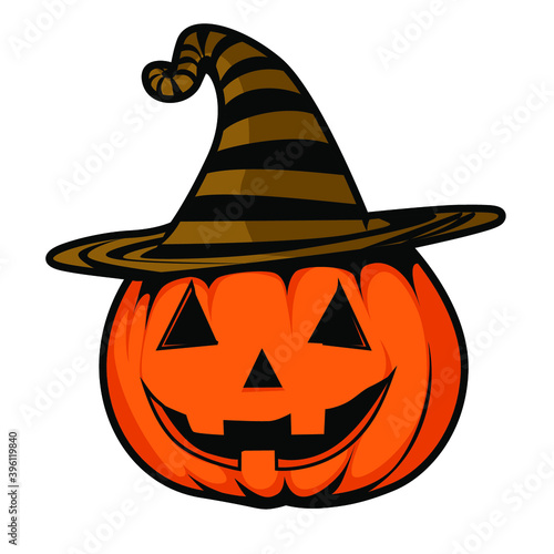 illustration of pumpkin helloween