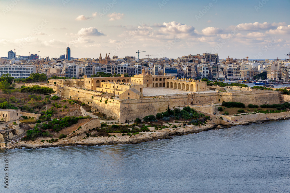 Fort Manoel in a small island between Valleta and Sliema in Malta.