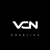 VCN Letter Initial Logo Design Template Vector Illustration