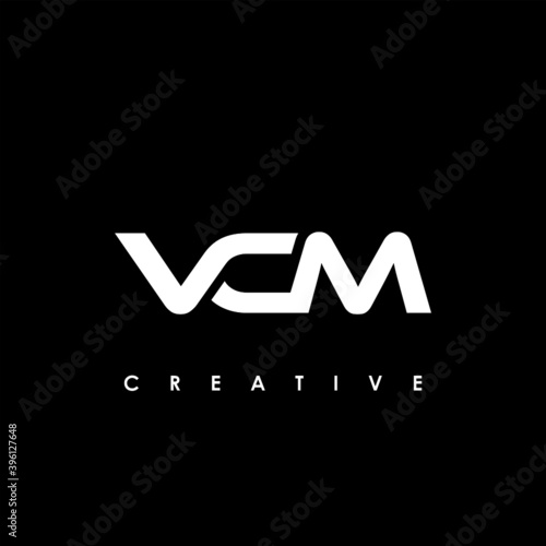 VCM Letter Initial Logo Design Template Vector Illustration photo