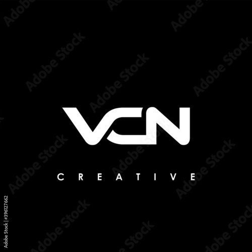 VCN Letter Initial Logo Design Template Vector Illustration photo