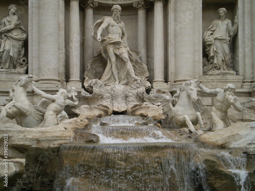 trevi fountain in Rome  Italy