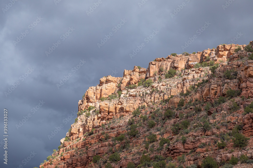 Scenic Verde Canyon Arizona Landscape in Autumn