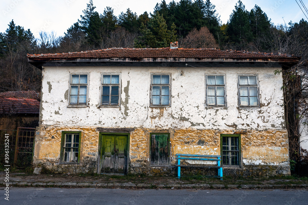 Abandoned rural house,