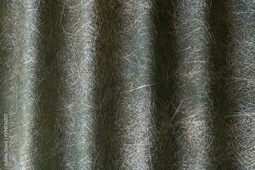 old fiberglass corrugated roofing