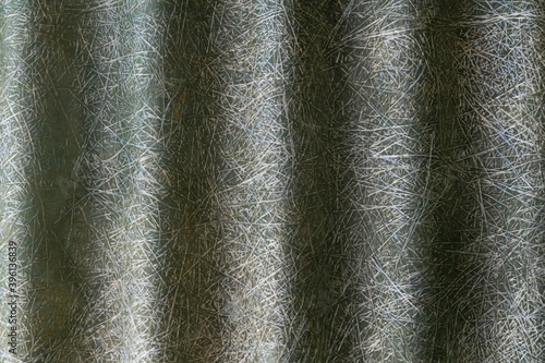 old fiberglass corrugated roofing