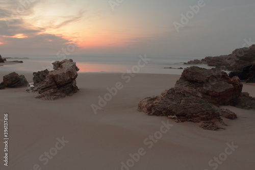 SUNSET IN GALICIAN COAST photo