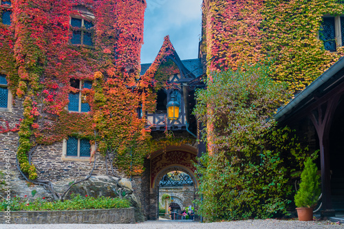 Canvastavla Burg Cochem an der Mosel im Herbst 2020