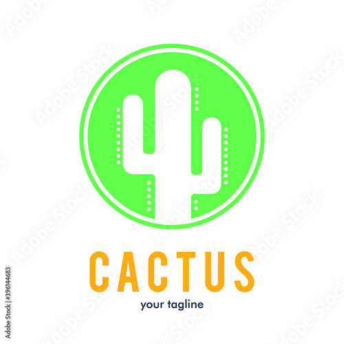 Cactus logo icon symbol design