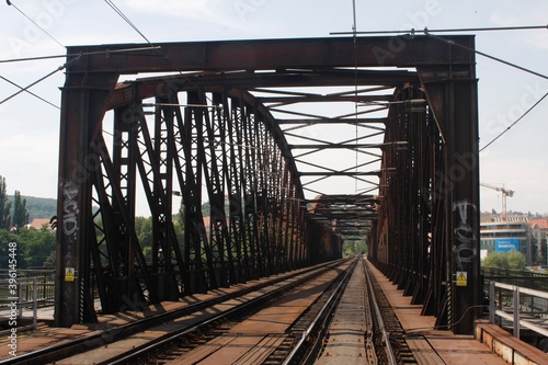 railway bridge over the river