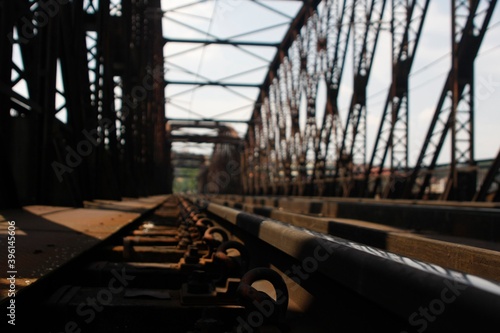 railway bridge over the river