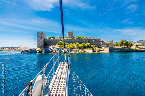 Bodrum castle view from sea in Bodrum