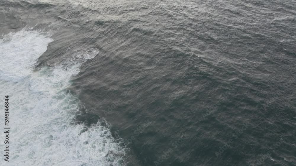 Calm sea waves of Sydney, Australia -aerial slowmo Calm sea waves of Sydney, Australia -aerial slowmo