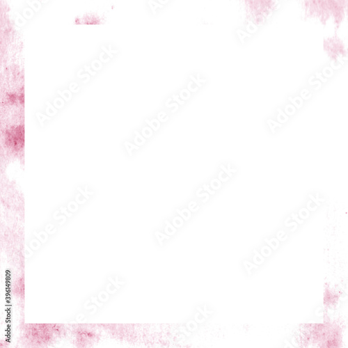 Beautiful Watercolor Texture Square Frame For Photo Or Text Art Scrapbook Colors Birthday