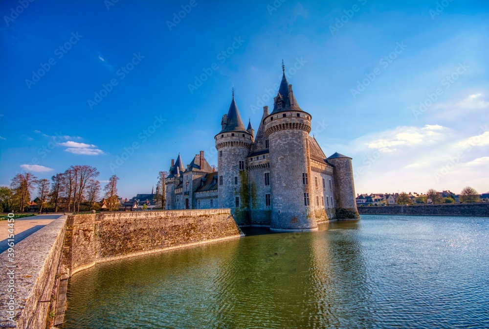 Castle Sully sur Loire, Loire valley, France.
