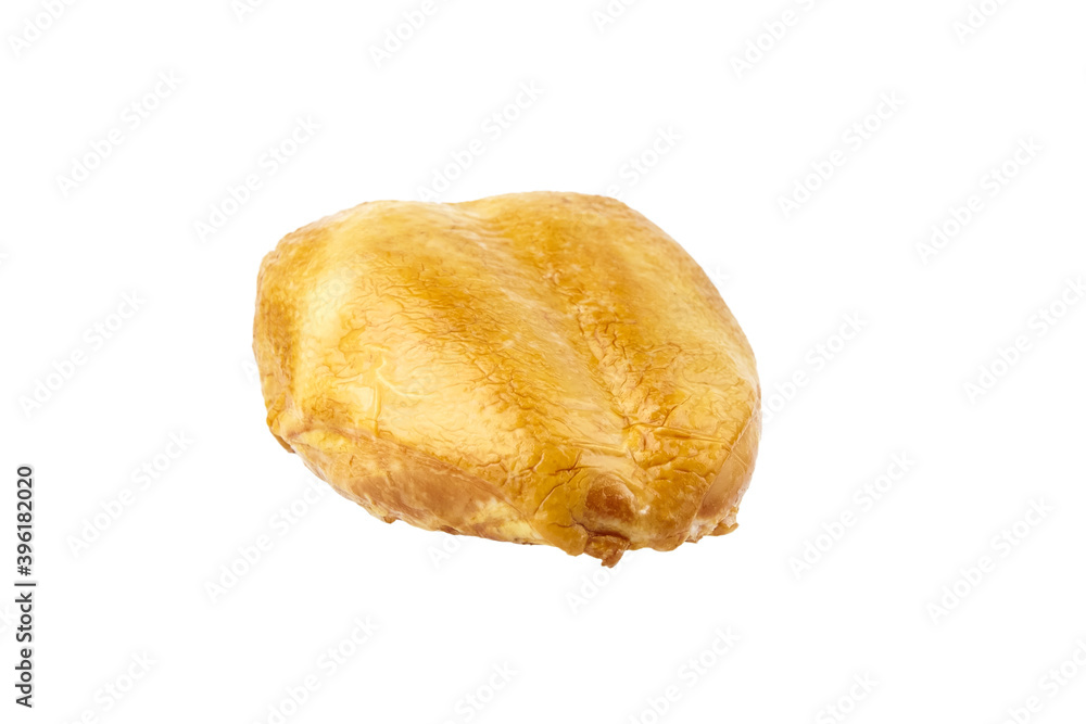 smoked chicken breast isolated on white smoked chicken breast isolated on white