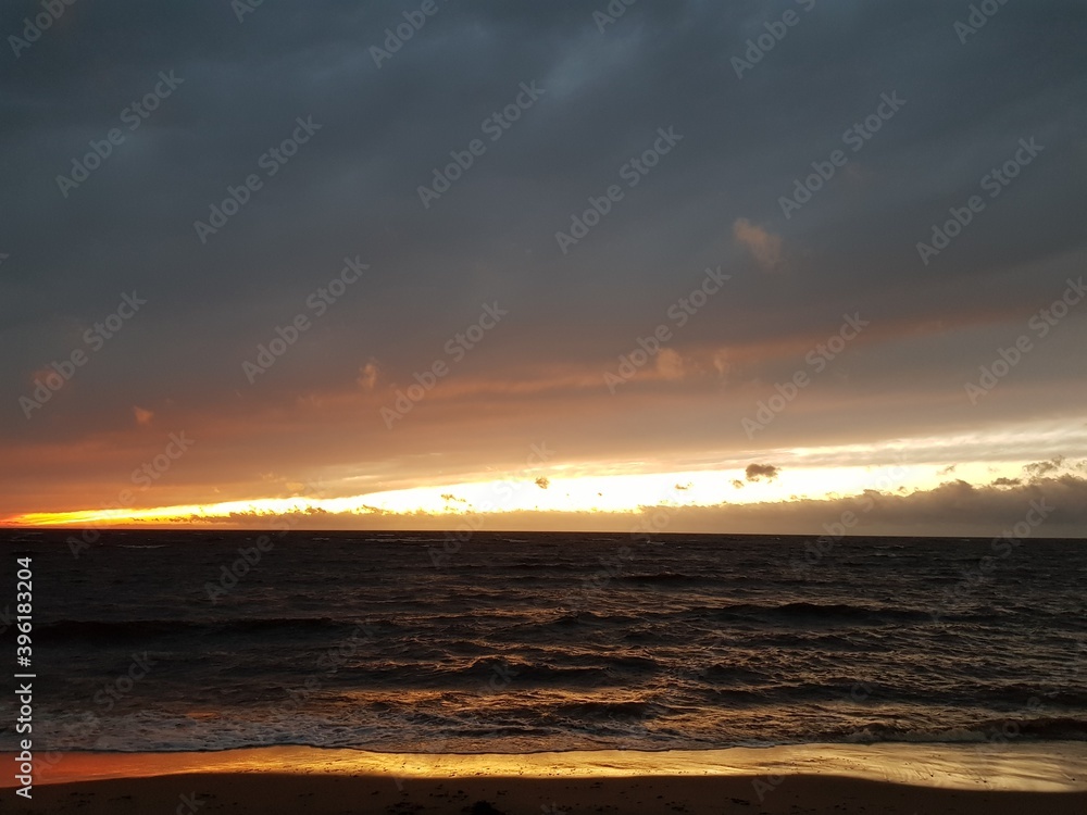 Sunset on Baltic beach - 2020 - 1