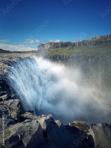 Powerful waterfalls of Detifoss in Iceland	