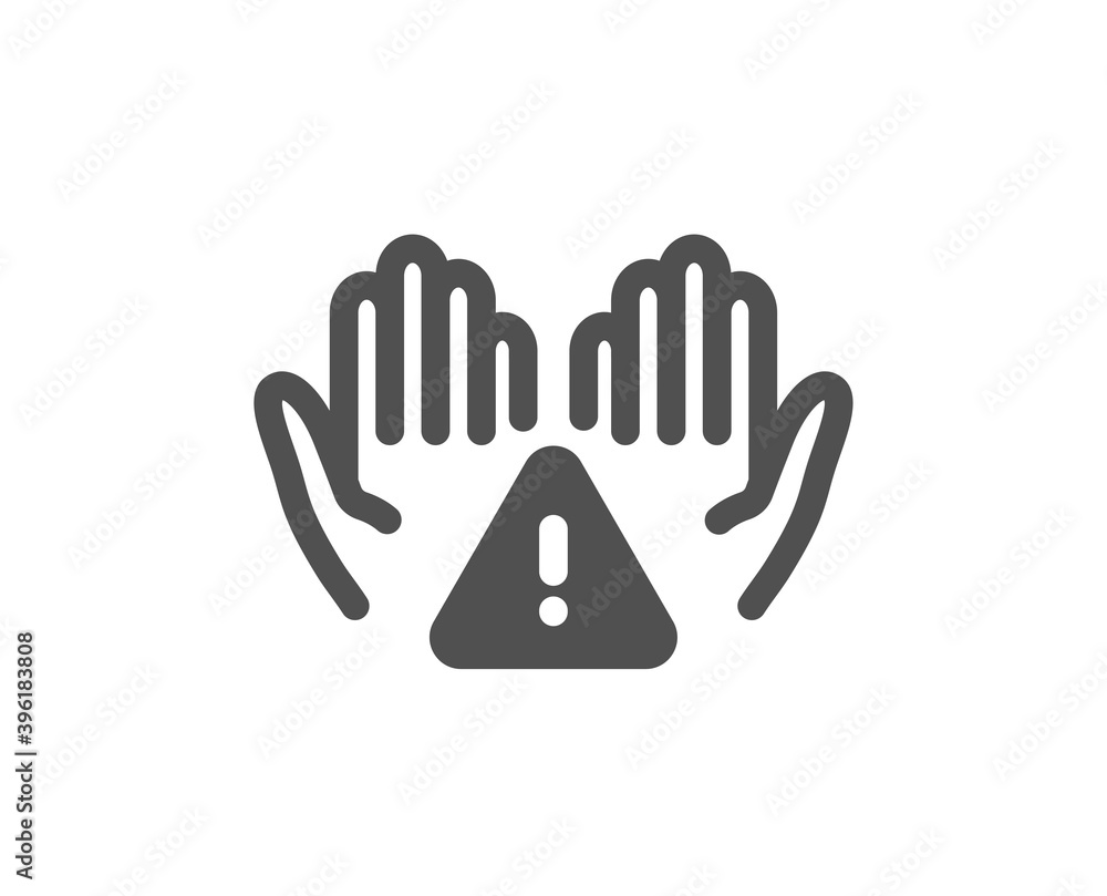 Clean hands icon. Sanitary cleaning sign. Washing hands symbol. Quality design element. Flat style clean hands icon. Editable stroke. Vector Clean hands icon. Sanitary cleaning sign. Washing hands symbol. Quality design element. Flat style clean hands icon. Editable stroke. Vector