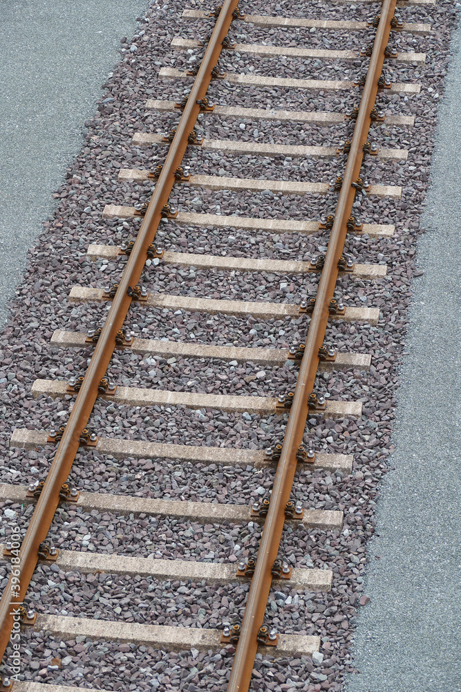 Rails to port of Nordenham, lower saxony