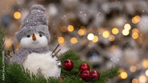 Christmas festive backgroun...