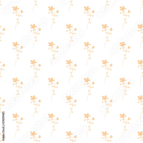 Vector seamless pattern in minimalist style. Can be used for web, stationery, textile, wallpaper, scrapbook paper, cards, invitations and other.